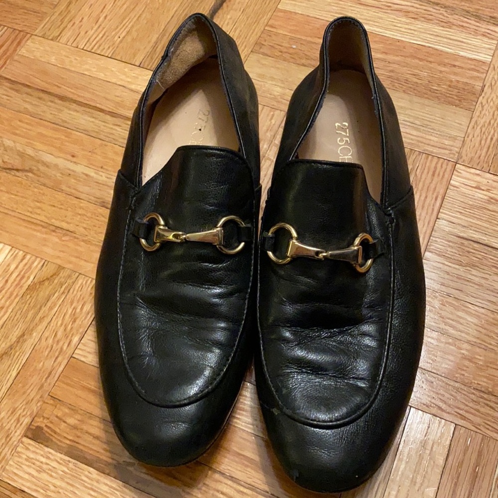 Black Buckle Loafers - very similar to Gucci